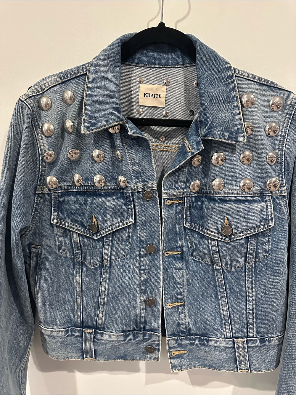 KHAITE Studded Rizzo Jean Jacket - Picture 10 of 15